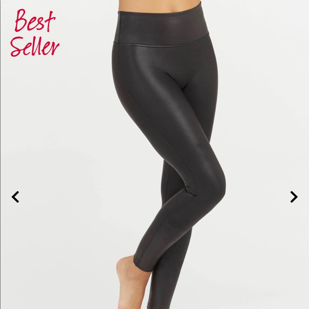 SPANX faux leather Leggings